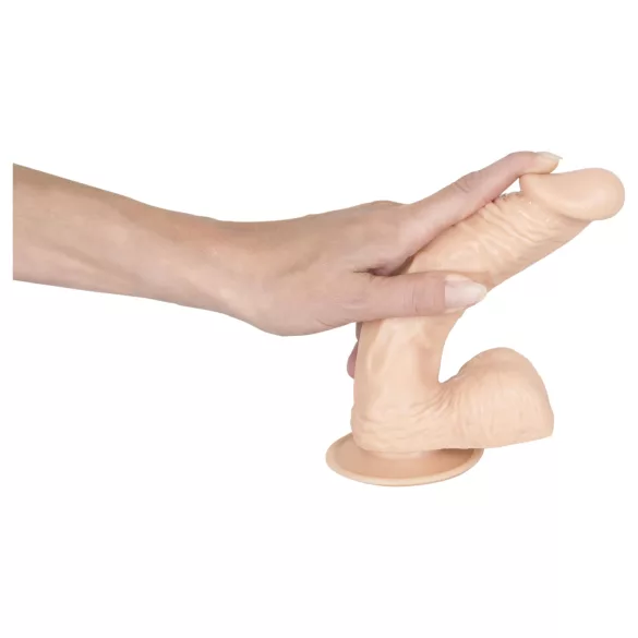 You2Toys - Europäischer Liebhaber - Dildo mit Hoden - mittel (natur)
