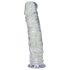 Kristallklarer mittlerer Dildo
