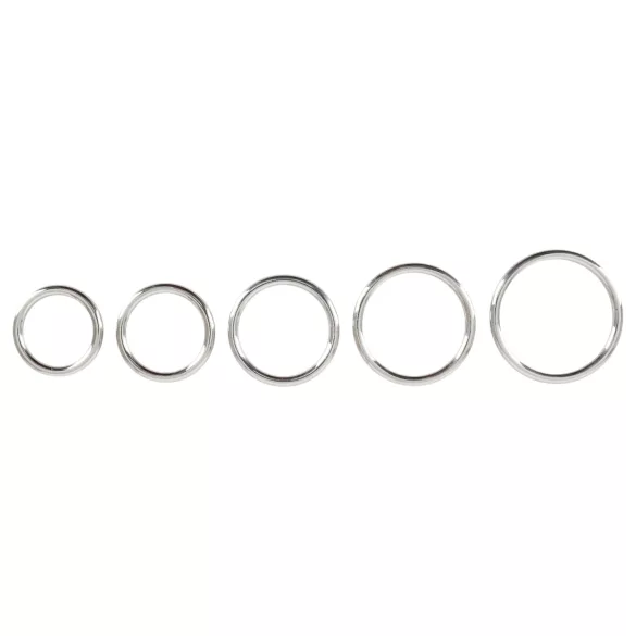 Bad Kitty - Metall Penisring Set (5-tlg)