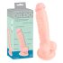 Medical - medizinischer Silikon-Dildo (18cm) - natur