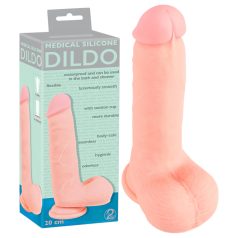 Medical - Gerader medizinischer Silikondildo (20cm) - natur