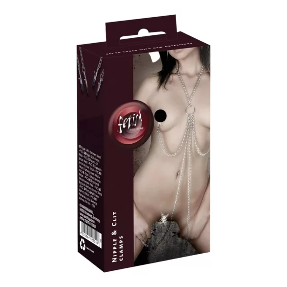 Sexkette mit Klammer, für Frauen