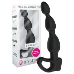 mystim Big Bend-it! - Kugel Elektro Analdildo (schwarz)