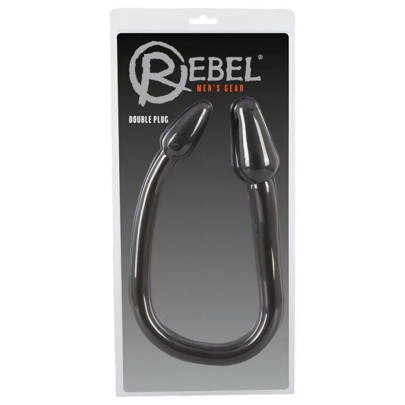 Rebel Double Plug - Doppelkegel Anal-Dildo (schwarz)