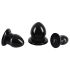 You2Toys - Dehnungsplug-Set - Analplug-Set - 3 Stück (schwarz)