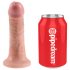 King Cock Strap-on 6 - anlegbarer Dildo - naturfarben