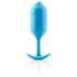 b-Vibe Snug Plug 3 - 2-fach Analplugs (180g) - Blau