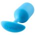 b-Vibe Snug Plug 3 - 2-fach Analplugs (180g) - Blau