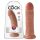 King Cock 8 Dildo (20 cm) - Dunkel Hautfarben