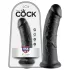 King Cock 8 Dildo (20 cm, schwarz)