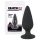 Black Velvet Schwer - 75g Analplug (schwarz)