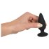 Black Velvet Schwer - 75g Analplug (schwarz)