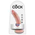 King Cock 7 Dildo (18 cm, hautfarben)