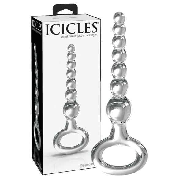 Icicles Nr. 67 - Kugelglas-Dildo (transparent)