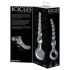Icicles Nr. 67 - Kugelglas-Dildo (transparent)