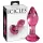 Icicles No. 79 - Kegelförmiger Glas-Plug (pink)