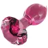 Icicles No. 79 - Kegelförmiger Glas-Plug (pink)