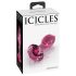 Icicles No. 79 - Kegelförmiger Glas-Analplug (Rosa)