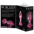 Icicles No. 79 - Kegelförmiger Glas-Analplug (Rosa)