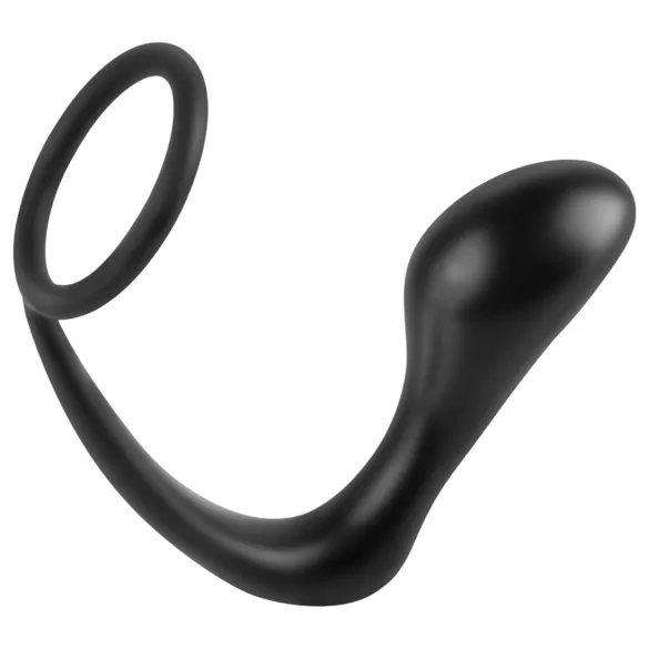 analfantasy ass-gasm - Analplug mit Penisring (schwarz)
