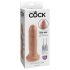 King Cock 6 - naturgetreuer Dildo (15 cm) - Hautfarben