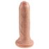 King Cock 6 - naturgetreuer Dildo (15 cm) - Hautfarben