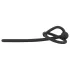You2Toys - Penisplug - Silikon-Eichelring mit hohlem Dilator (schwarz)