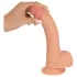 realistixxx - naturgetreuer Dildo mit Saugnapf (22 cm, naturfarben)