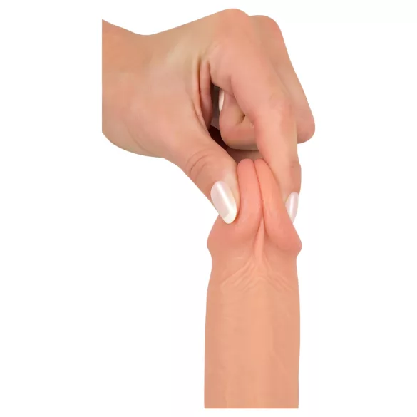realistixxx - naturgetreuer Dildo mit Saugnapf (22 cm, naturfarben)