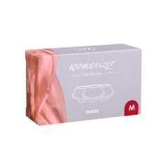 Womanizer Premium M - Ersatzsaugglocken-Set - Rot (3er Pack)