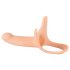 You2Toys - Strap-on M - Anlegbarer, hohler Dildo - Naturfarbe