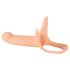 You2Toys - Strap-on - Anlegbarer, hohler Dildo (groß) - Natur