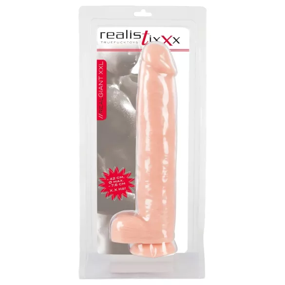 realistixxx Giant 3XL - realistisch großer Dildo (42cm) - natur