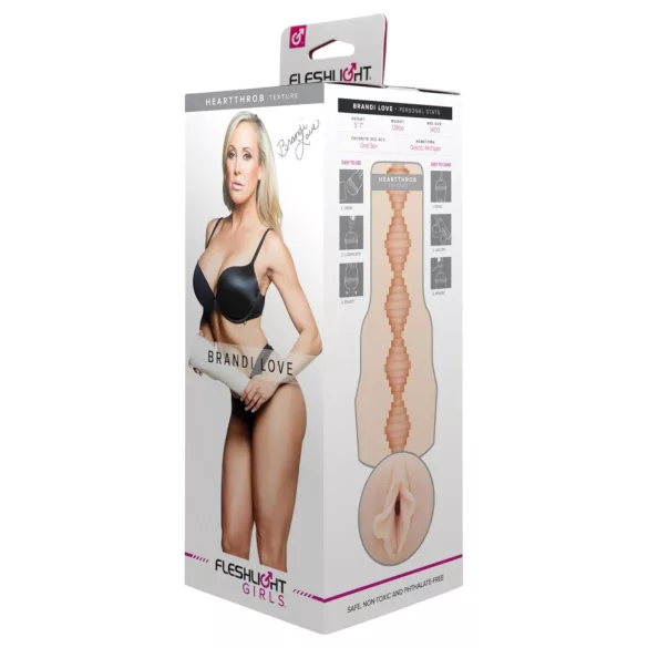 Fleshlight Brandi Love Heartthrobe - Liebesthrill Vagina