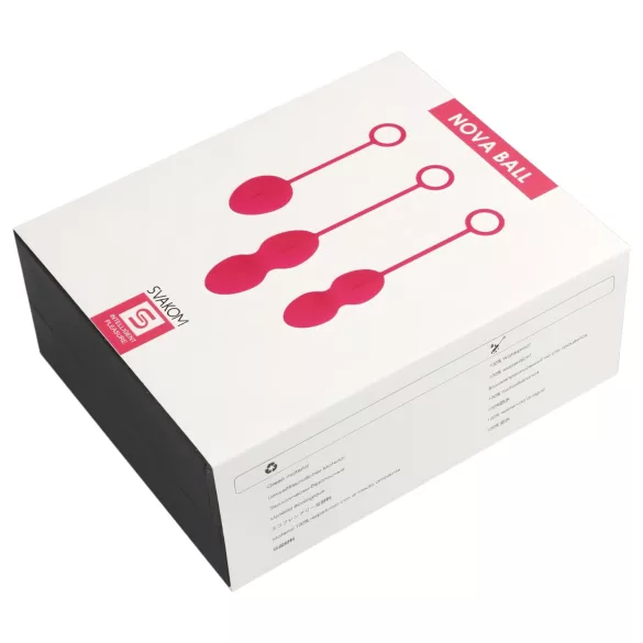 Svakom Nova - 3-teiliges Kegelball-Set (rot)