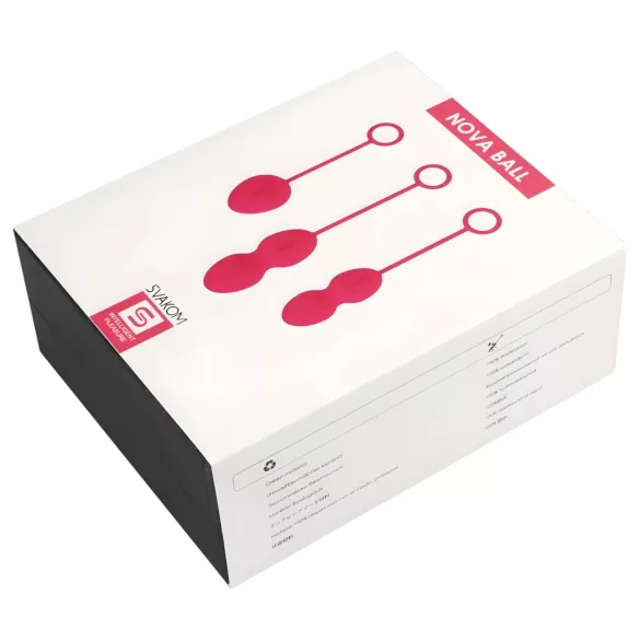 Svakom Nova - 3-teiliges Kegelball-Set (rot)