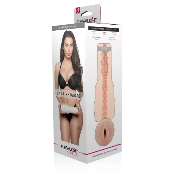 Fleshlight Lana Rhoades Destiny - realistische Vagina (natur)