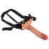 Realistixxx Strap-on - anschließbarer, hohler Dildo (natur)