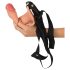Realistixxx Strap-on - anschließbarer, hohler Dildo (natur)