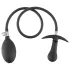 You2Toys - kugelgeladener, aufpumpbarer Analplug (schwarz)