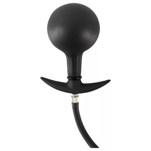 You2Toys - kugelgeladener, aufpumpbarer Analplug (schwarz)