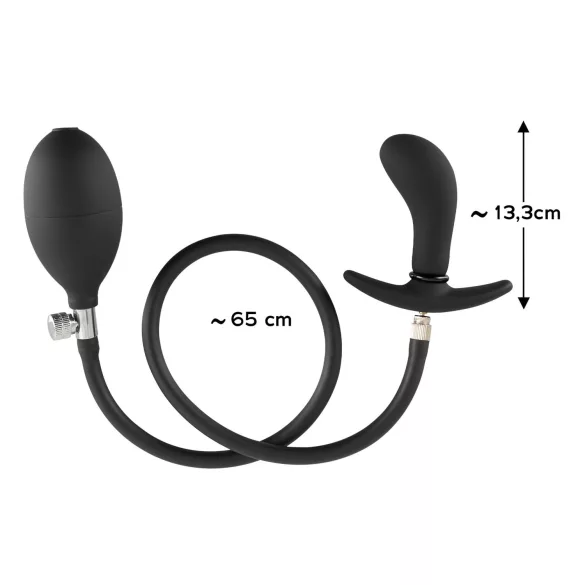 You2Toys - aufpumpbarer Analdehnungs-Plug (schwarz)