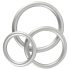 You2Toys Metallic - Silikon Penisring-Set (3er Pack)