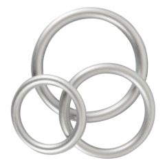 You2Toys Metallic - Silikon Penisring Set (3 Stück)