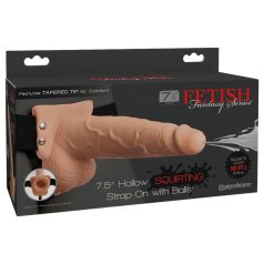 Fetish Strap-On 7,5 - Spritzender Umschnalldildo (Natur)