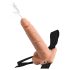 Fetisch Strap-On 7,5 - mit spritzendem Dildo (natur)