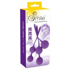 SMILE 3 Kegel - Geysir Kugel Set - lila (3 Stück)