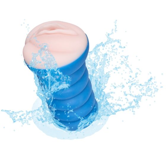 Nature Skin Soft - lebensechte Taschenmuschi Masturbator (natur-blau)