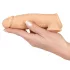 Realistixxx - Penis-Manschette mit Eichelring - 16cm (natur)