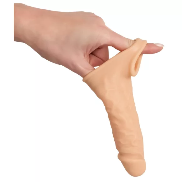 Realistixxx - Penis-Manschette mit Eichelring - 16cm (natur)